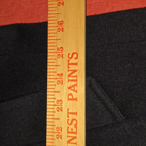 Vintage Conte di Milano Double Breasted Navy Wool Cashmere Trench Coat Men's L44 - Picture 17 of 17